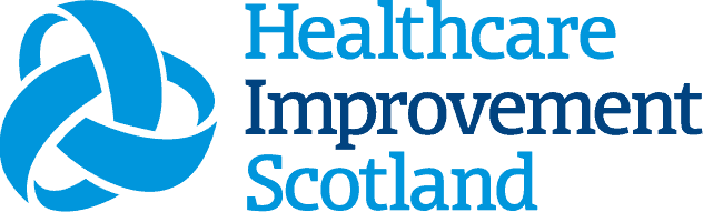 Scottish Sign Language Act 2015 logo and text for healthcare accessibility.